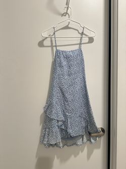 Light Blue Floral Dress
