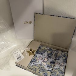 Dior Notebook & Pencil Set Around The World Gift Set with Dior Metal Star NWT