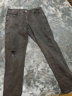 YoungLaBlack Distressed Skinny Jeans