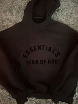 black essentials hoodie