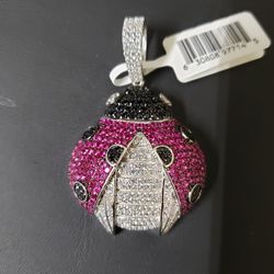 Sterling Silver Ladybug Pendant