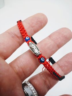 Red Bracelet Guadalupe Virgen many blessings