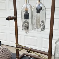 Brass liquor Bottle Lamp