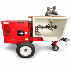 Concrete cement mixer towable