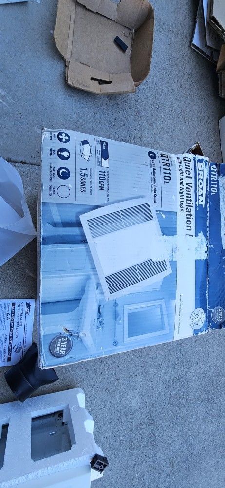 Bathroom Fan And Light