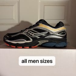 Saucony ProGrid Omni 9 Black Sliver all men sizes