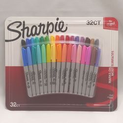 Sharpie Fine Permanent Marker Available in Assorted Colors 32 CT $12