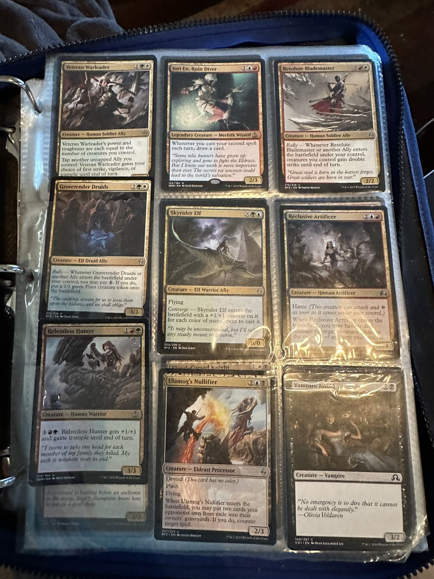 MAGIC THE GATHERING HOW BINDER OF CARDS