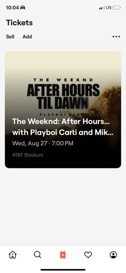 2 Weeknd & Playboi carti Tickets