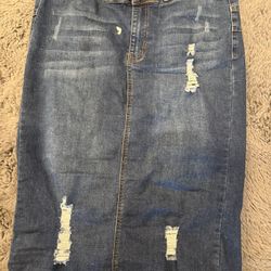 Denim Jean Skirt 
