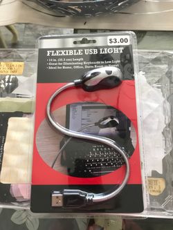 Flexible usb light