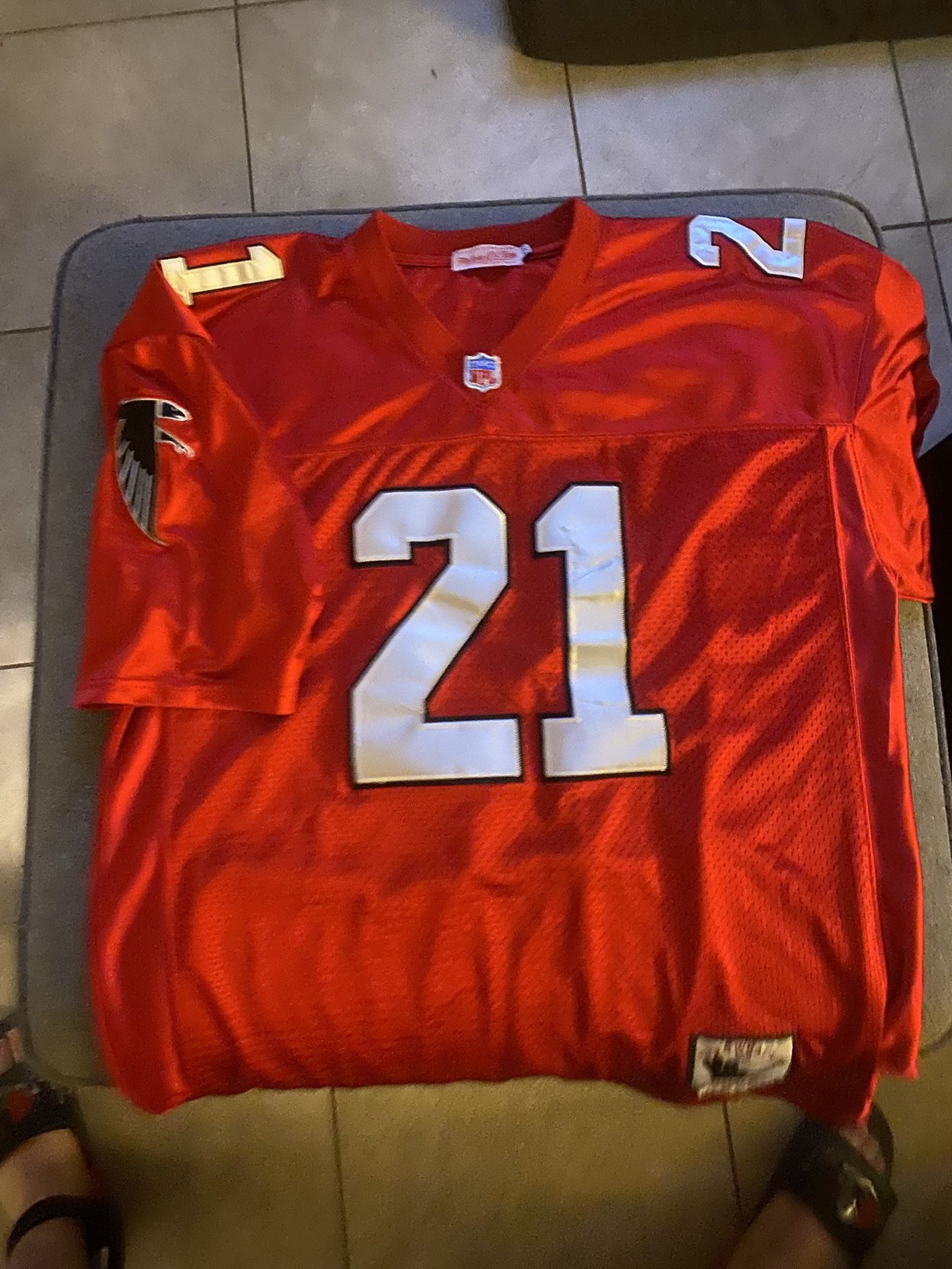 Deion Sanders Falcons Jersey. Authentic Used In Great Shape 