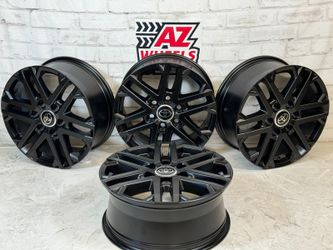 18" Inch OEM Wheels set of 4 Toyota Tundra Land Cruiser Sequoia Satin Black