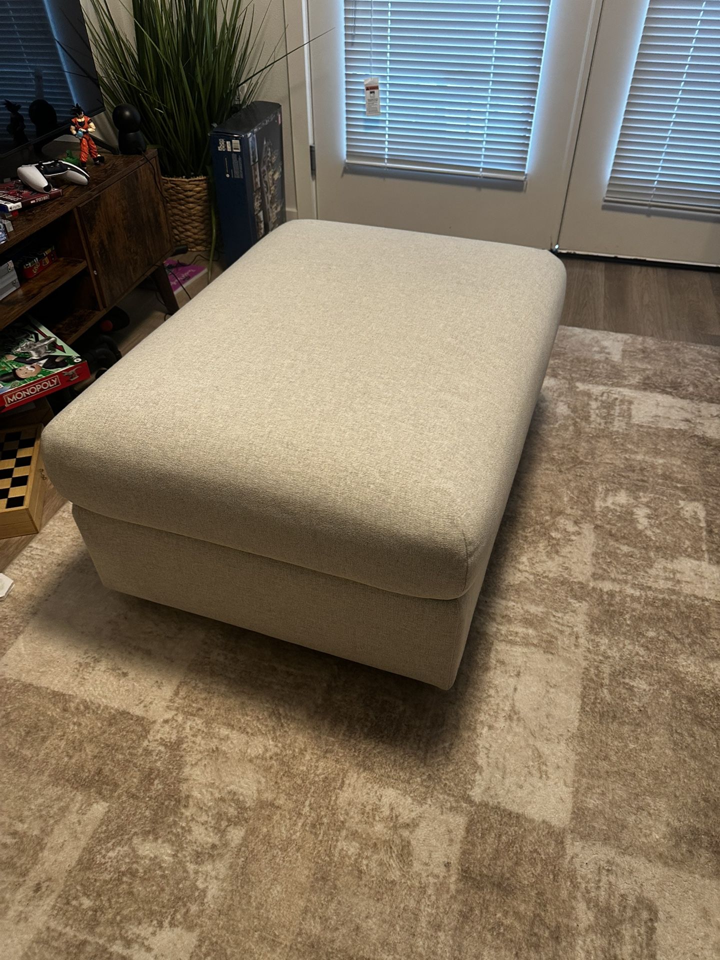 Like New IKEA Finnala Ottoman With Storage