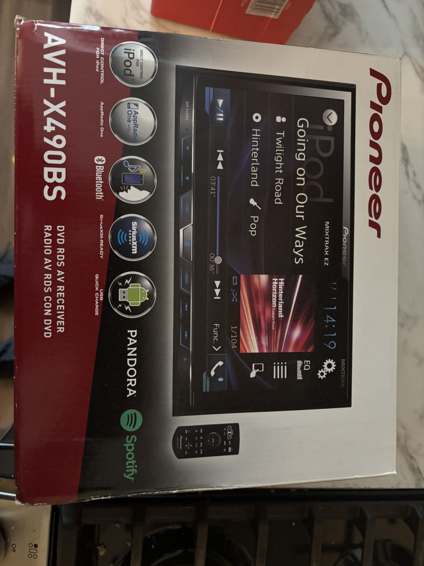 Pioneer Double Din CD/DVD Receiver with Bluetooth Head Unit