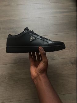 THE NIGHT SHIFT: GUESS GMLEMING Triple Black Sz 12 | Triangle Logo |