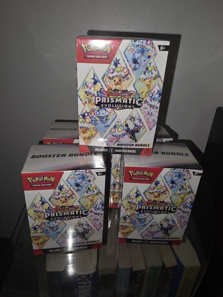 Pokémon Prismatic Evolutions Booster Bundles ×6