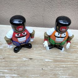 Pair of M& M dispensers