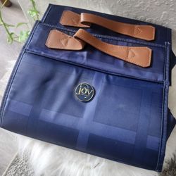 Joy Mangano Beauty Case Dark Blue Navy Make Up Bag