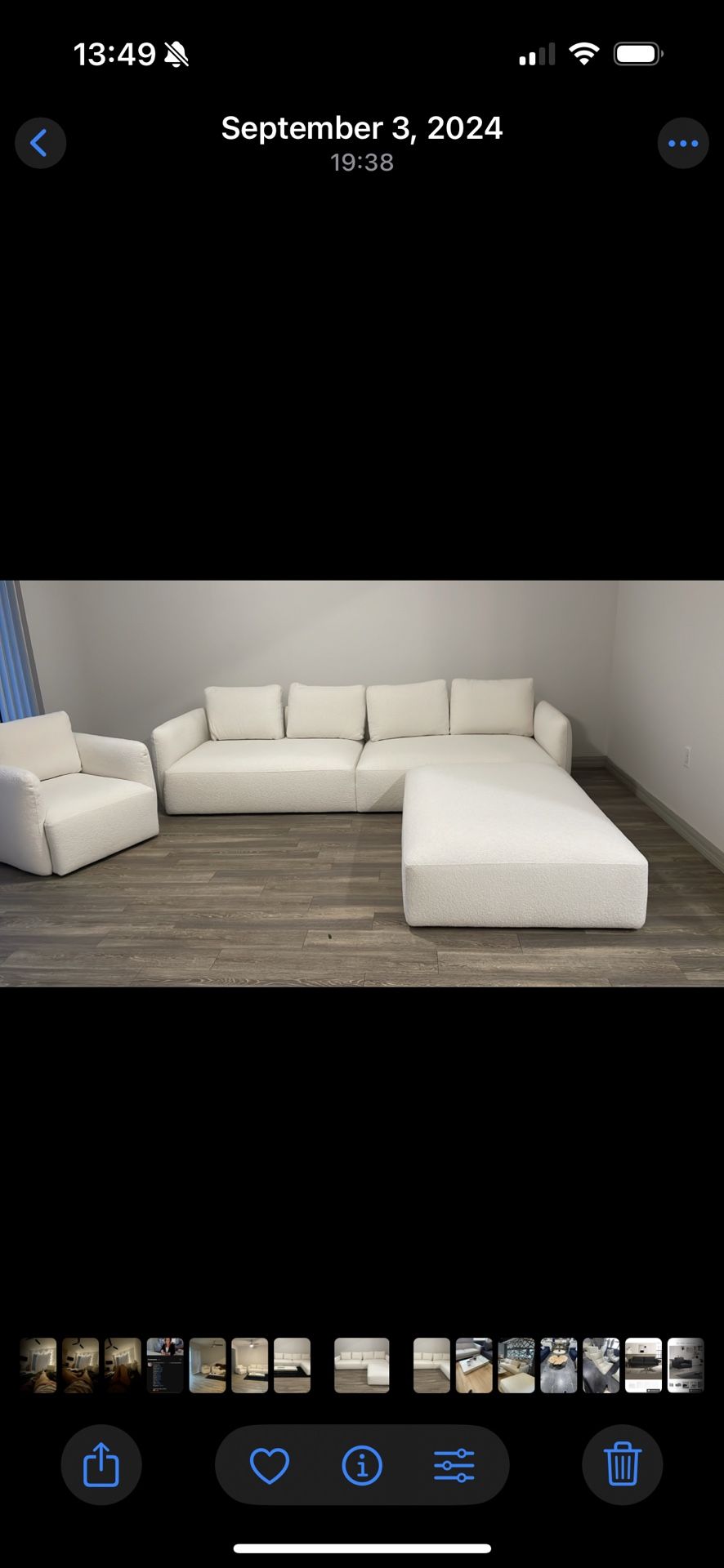 New Modani Couch With Ottoman 