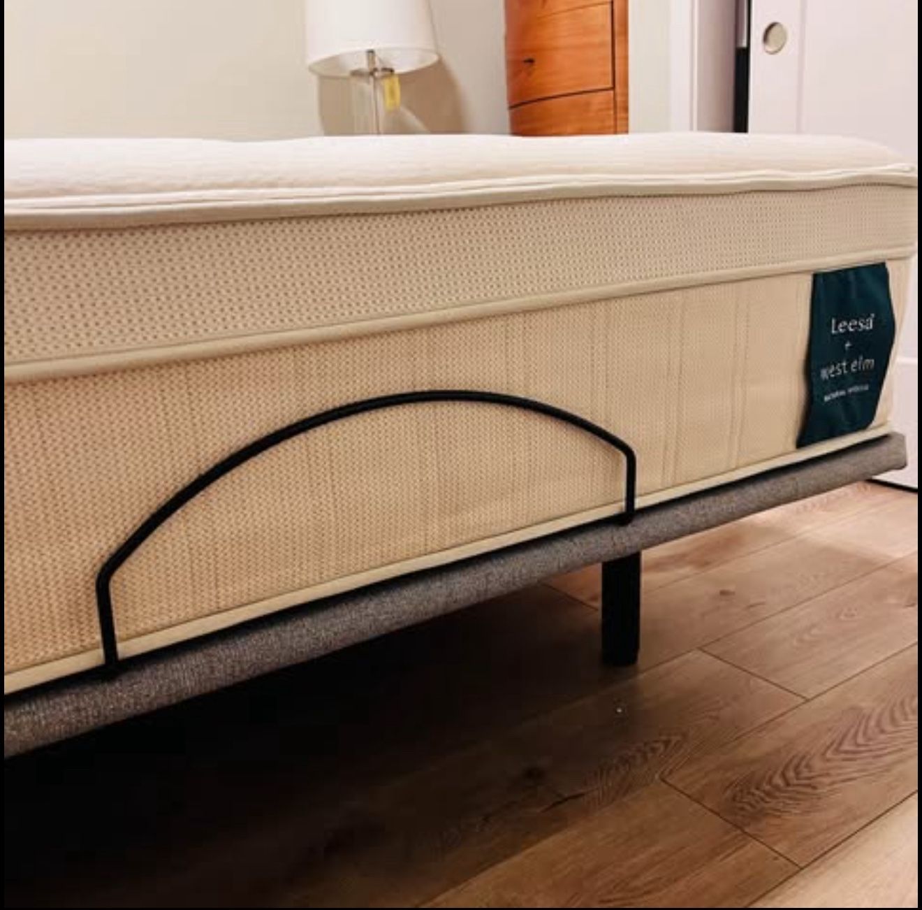 High End West Elm + Leesa Edition Queen Mattress with Leesa Power Base Remote
