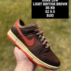 Dunk Low Light British Brown. New. Size 9.5