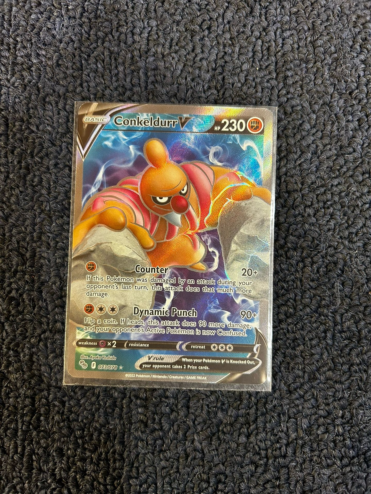 Pokémon Conkeldurr V — Pokémon GO 40/78 — Pack Fresh (NM/M) Pokemon