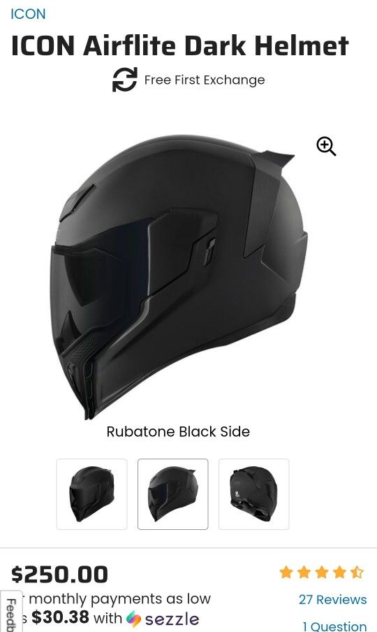 $130 Obo Icon AIRFLITE Helmet MATTE XL With PICKACHU COVER