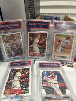 Slabbed sports cards