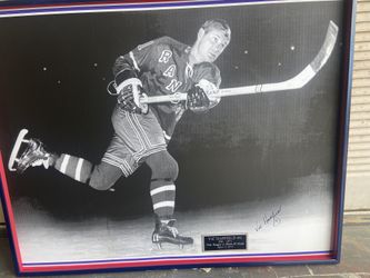 Hockey Player Framed Poster