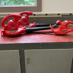 Electric Leaf Blowers and Trimmer (Corded)