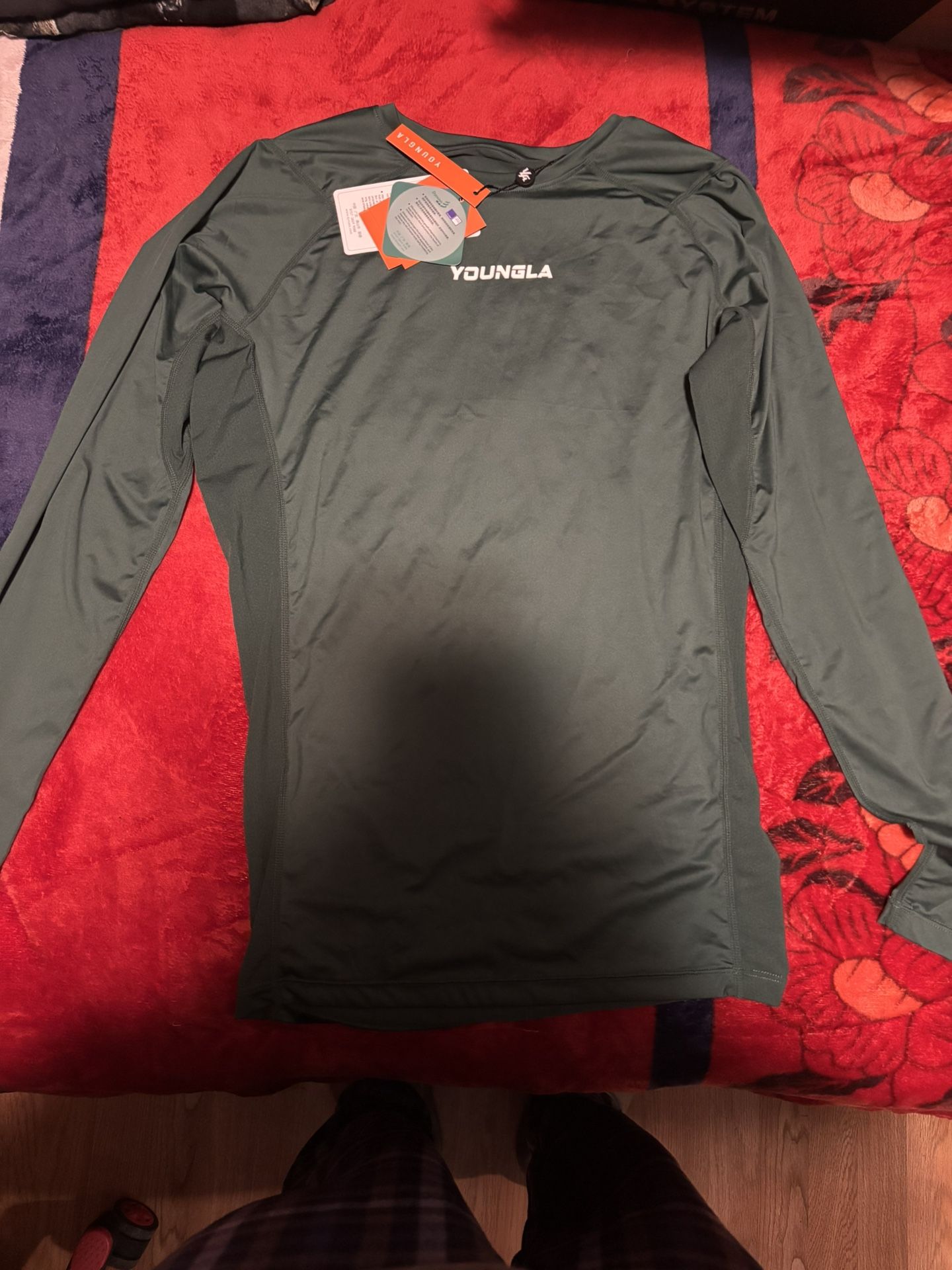 YoungLA Emerald Green Long Sleeve Compression