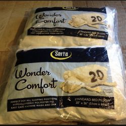 New‼️Two Comfortable pillows brand Serta