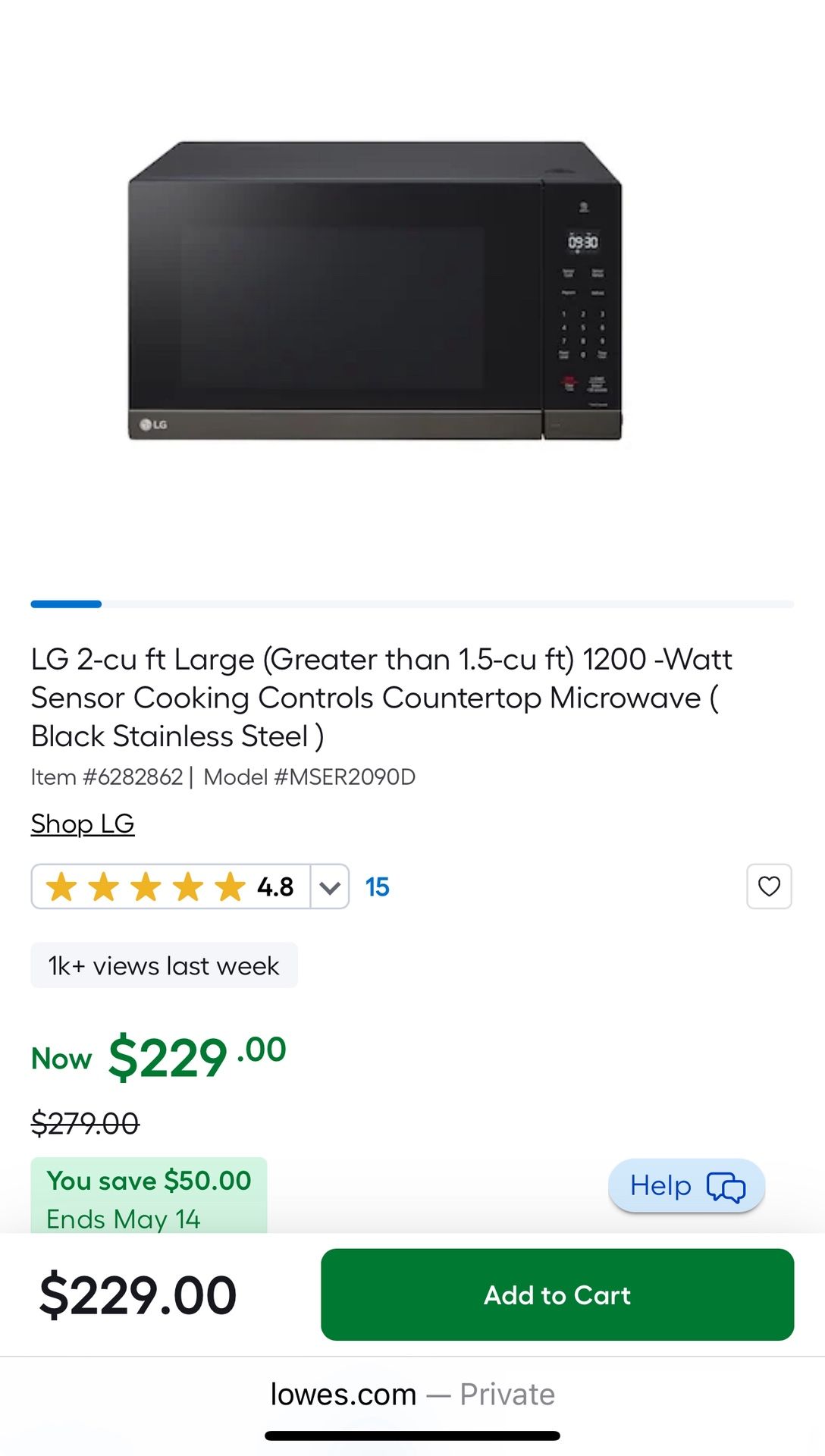 LG Microwave