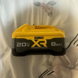 Dewalt XR (1) Battery 8 AH Power Pack New/nuevo