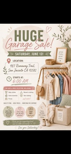 YARD SALE 🌺