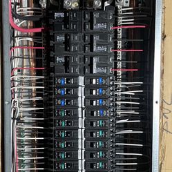 Panel, Breakers, Lights