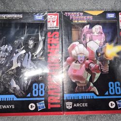 SEALED TRANSFORMERS STUDIO SERIES SIDEWAYS 88 & ARCEE 86 Combo