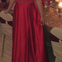 Red Evening Dress