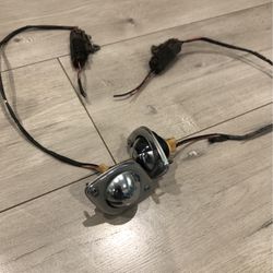 Nissan D 21 License Plate  Chrome Light