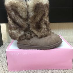 Faux Fur Boots For Girls size 11