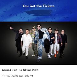 Grupo Firme Tickets Boletos