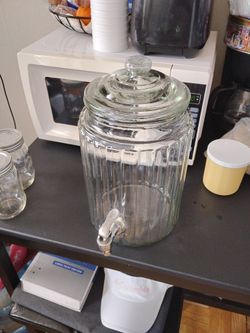 Glass jar  drink