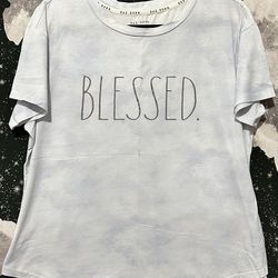 Rae Dunn Women’s Blessed Quote Shirt