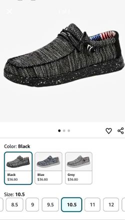 Men's lightweight slip on shoe