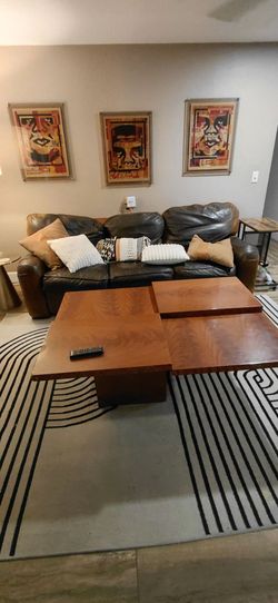 Leather couch