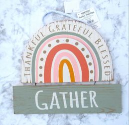 Harvest 10" Gather Wall Decor