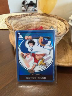 One Piece x Dodgers Luffy Promo Card