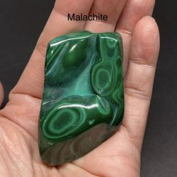 Malachite Genuine FreeForm Stone from Congo, Africa 80g