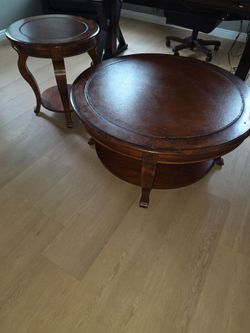 Coffee table and end table
